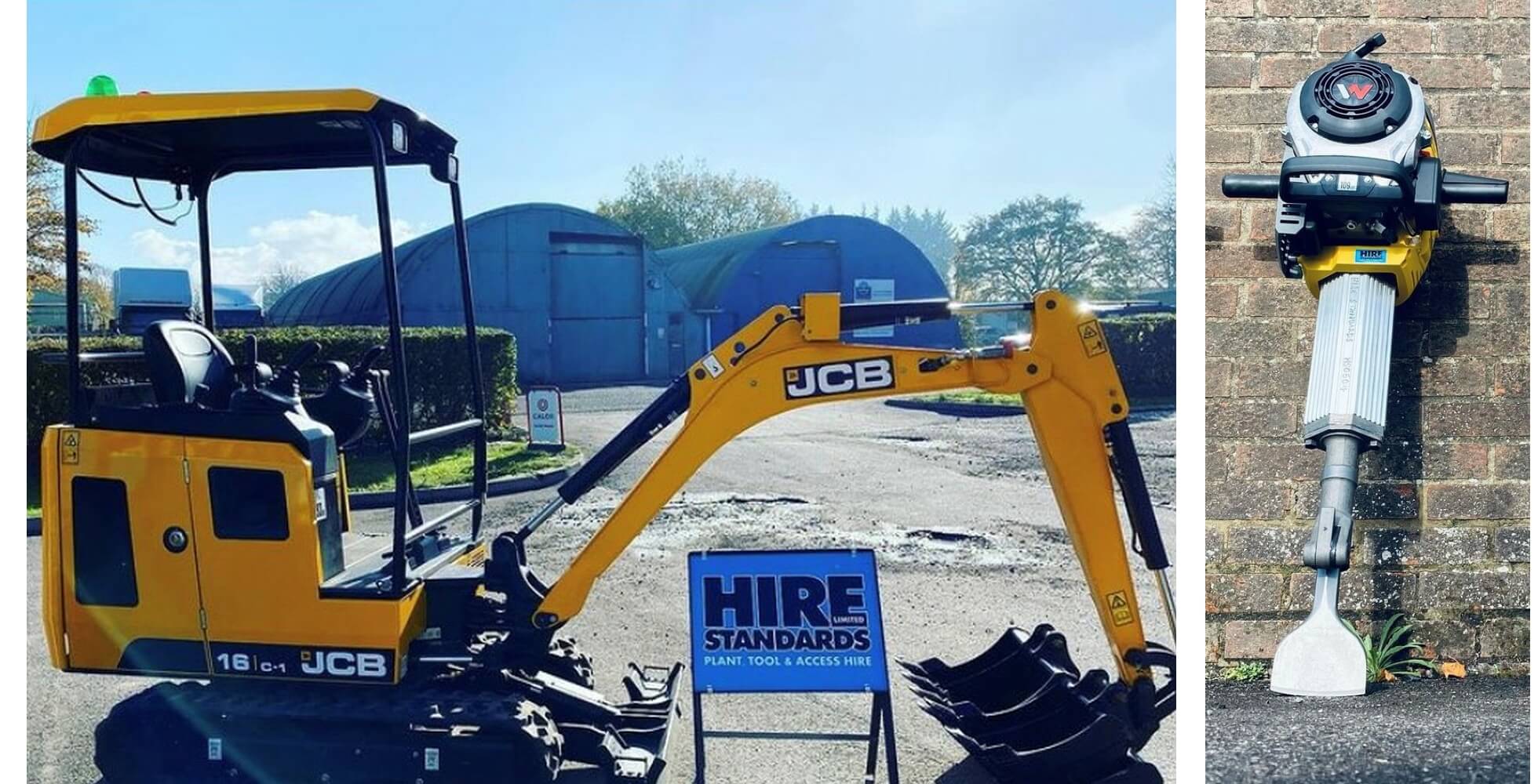 Diggers and breakers for hire