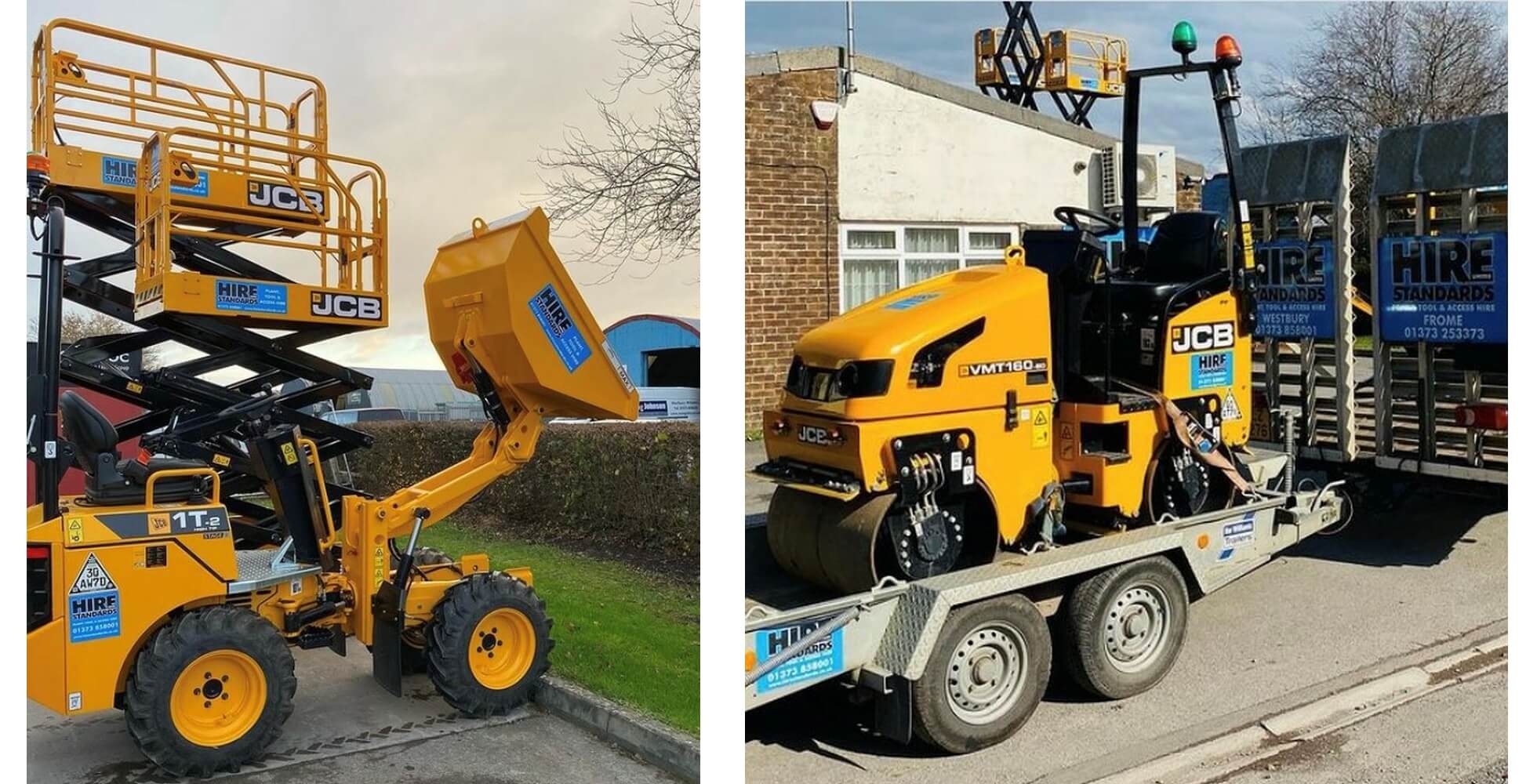 Dumpers and compactors for hire