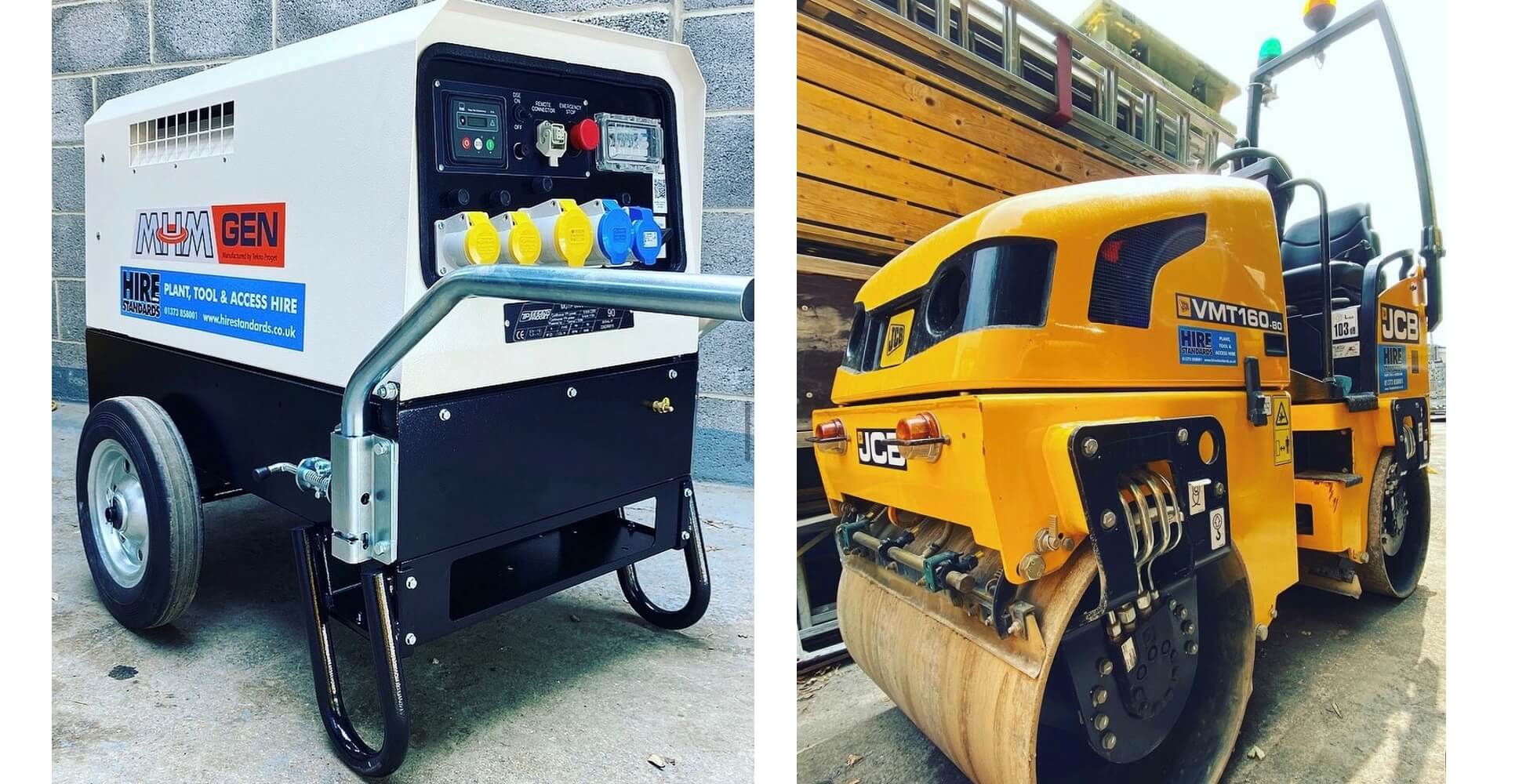 Generators and compactors for hire